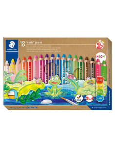 ESTUCHE 18 LÁPICES DE COLORES STAEDTLER NORIS JUNIOR