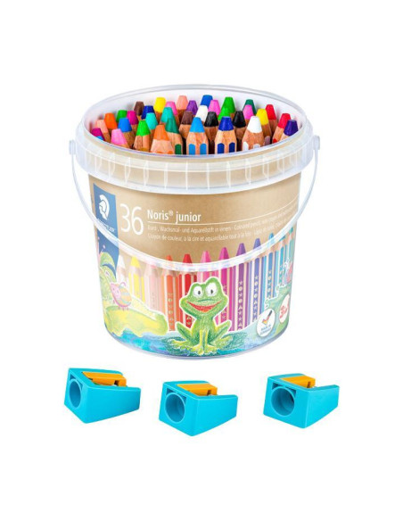 BOTE 36 LÁPICES DE COLORES STAEDTLER NORIS JUNIOR