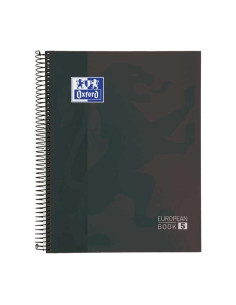 CUADERNO OXFORD CLASSIC EUROPEANBOOK 5 A4 120h TAPA EXTRADURA NEGRO