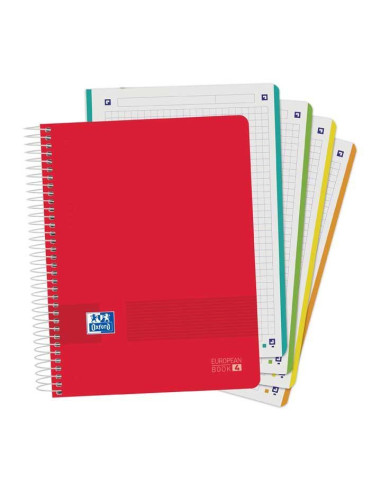 CUADERNO OXFORD EUROPEANBOOK 4 LIVE&GO A5 120h COLORES VIVOS