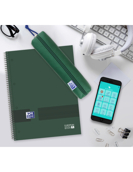 OXFORD CUADERNO & YOU EUROPEANBOOK 5 WRITE&ERASE 120H A5 5X5 MICROPERFORADO TAPA EXTRADURA CSURTIDOS NEUTROS