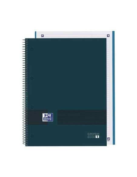 BLOC OXFORD SCHOOL EUBOOK 1 OXFORD&YOU microtapa EXTRA A4 80h CUADRIC5x5 90g AZUL PETROLEO