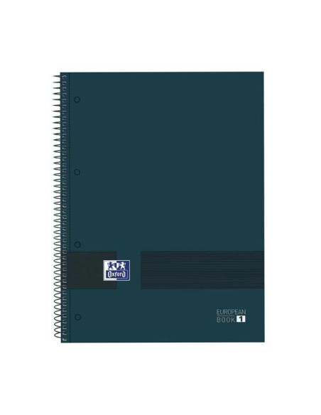 BLOC OXFORD SCHOOL EUBOOK 1 OXFORD&YOU microtapa EXTRA A4 80h CUADRIC5x5 90g AZUL PETROLEO