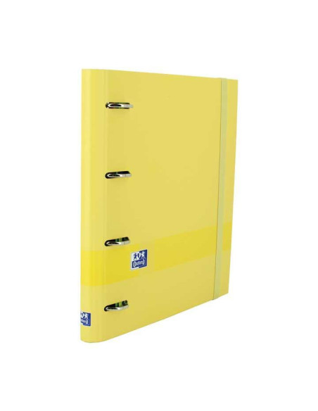 OXFORD & YOU TE CARPETA 4 ANILLAS 35MM EUROPEANBINDER A4 TEXTRADURA CRECAMBIO 5X5 BANANA
