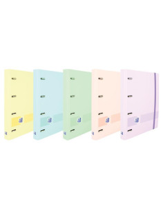 CARPETA OXFORD EUROPEANBINDER LIVE&GO A4 HORIZONTAL COLORES PASTEL