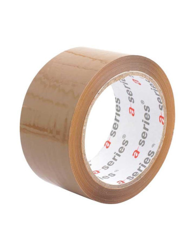 PACK 6 ROLLOS CINTA DE EMBALAR A-SERIES PVC 50mm x 66m