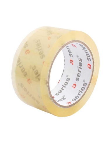 PACK 6 ROLLOS CINTA DE EMBALAR A-SERIES PVC 50mm x 66m