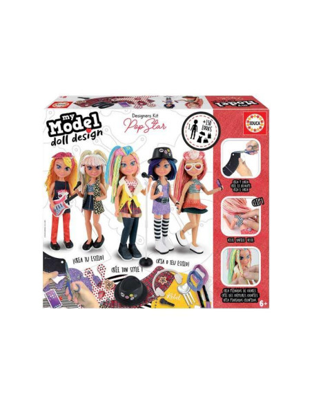 JUEGO EDUCA MY MODEL DOLL DESIGN POP STAR