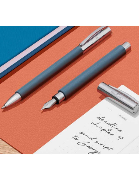 PLUMA FABER-CASTELL "AMBITION RESINA" TRAZO M