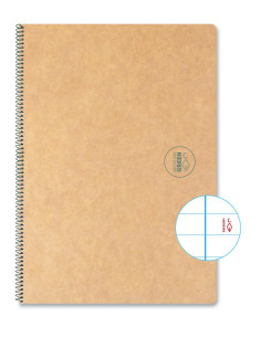 CUADERNO ESPIRAL 50h ESCOLOFI GREEN ESCOLAR A4 HORIZONTAL 2