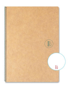 CUADERNO ESPIRAL 50h ESCOLOFI GREEN ESCOLAR A4 LISO 2