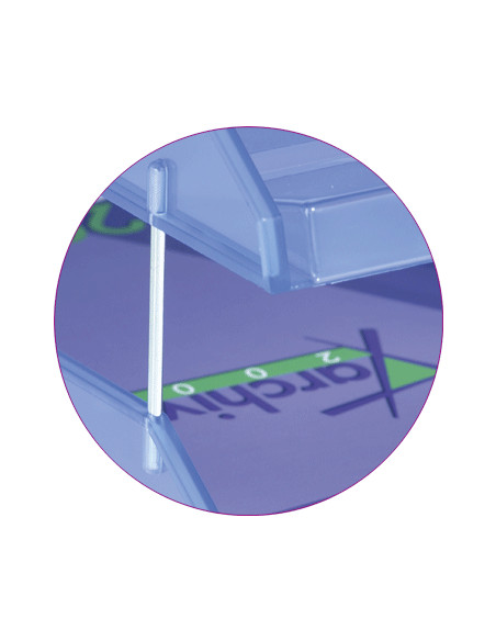 ARCHIVO 2000 JUEGO 4 VARILLAS ELEVADORAS SEPARACION DE 50 MM VALIDO PARA REF 700 705715 TP 715 TL 36X80 MM ACERO