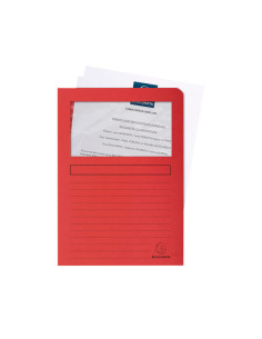 PACK 25 SUBCARPETAS EXACOMPTA FOREVER CON VENTANA SURTIDAS