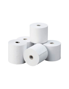 PAQUETE 8 ROLLOS PAPEL CALCULADORA TÉRMICO 80X80 55gr