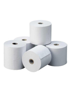 PAQUETE 8 ROLLOS PAPEL CALCULADORA TÉRMICO 80X80 55gr 2