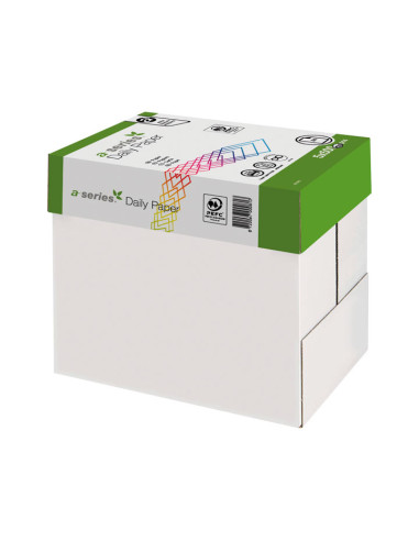 CAJA 5 PAQUETES 500h PAPEL A-SERIES  DAILY A4