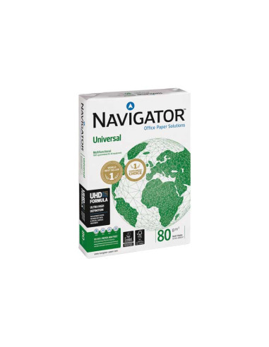 CAJA 5 PAQUETES 500h PAPEL NAVIGATOR UNIVERSAL A4