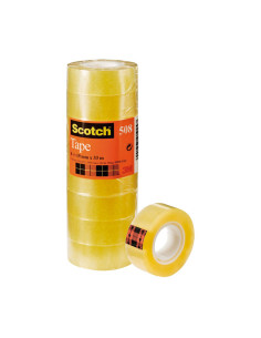 PACK 8 ROLLOS CINTA ADHESIVA SCOTCH 508 19mm x 33m