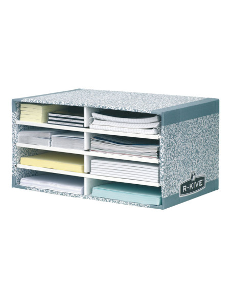MODULO FELLOWES BANKERS BOX 8 BANDEJAS GRISBLANCO