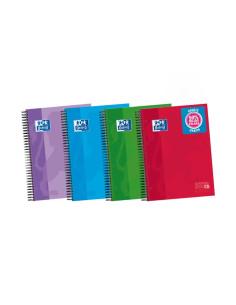 CUADERNO OXFORD EUROPEANBOOK 4 CON 3 SEPARADORES A4 120h COLORES VIVOS