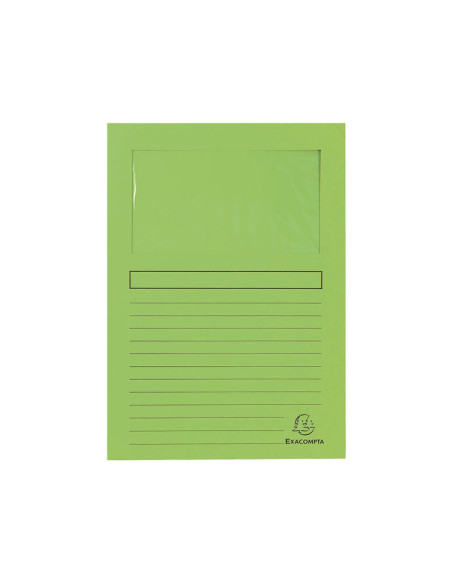 PACK 25 SUBCARPETAS EXACOMPTA FOREVER CON VENTANA