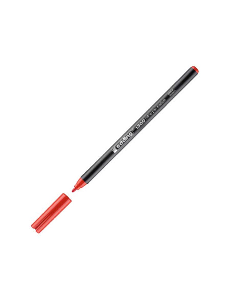 EDDING ROTULADOR 1300 TRAZO MEDIO ROJO