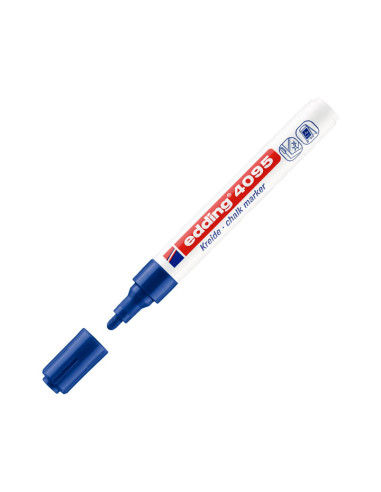 EDDING MARCADOR DE TIZA LÍQUIDA 4095 BORRABLE AZUL