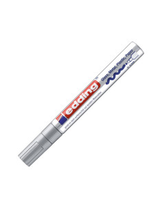 EDDING MARCADOR PERMANENTE 750 TINTA OPACA BRILLANTE PLATA