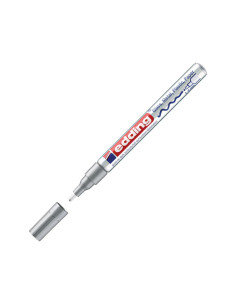 EDDING MARCADOR PERMANENTE TINTA OPACA 751 PLATA 2