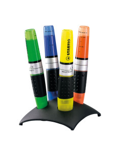 PEANA 4 MARCADORES FLUORESCENTES STABILO LUMINATOR