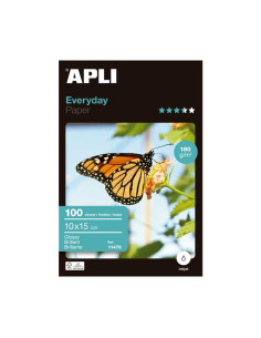 PAQUETE 100h PAPEL APLI EVERYDAY 10x15cm 180gr