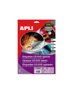 CAJA 25h ETIQUETAS APLI MULTIMEDIA Ø 117mm