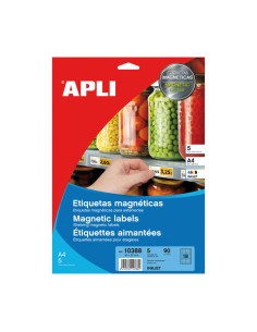 PAQUETE 5h ETIQUETAS APLI MAGNÉTICAS