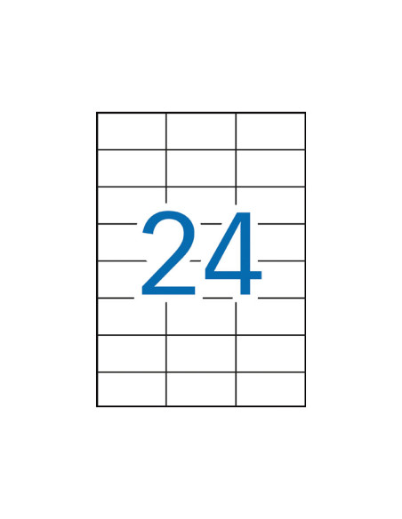 CAJA 250h ETIQUETAS APLI 70x37mm