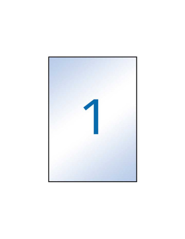 CAJA 10h ETIQUETAS APLI POLIÉSTER 210x297mm
