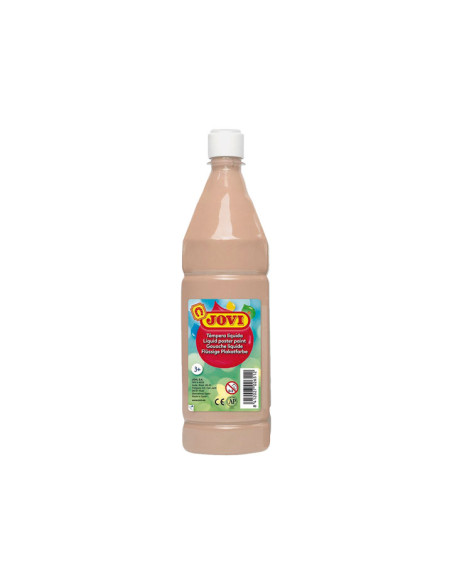 JOVI TÉMPERA LÍQUIDA PAINT CARNE BOTELLA 1000ML