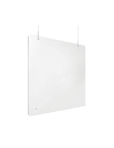 MAMPARA DE PROTECCIÓN ANTICONTAGIO SUSPENDIDA 90x60cm 2
