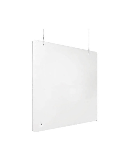 MAMPARA DE PROTECCIÓN ANTICONTAGIO SUSPENDIDA 90x60cm