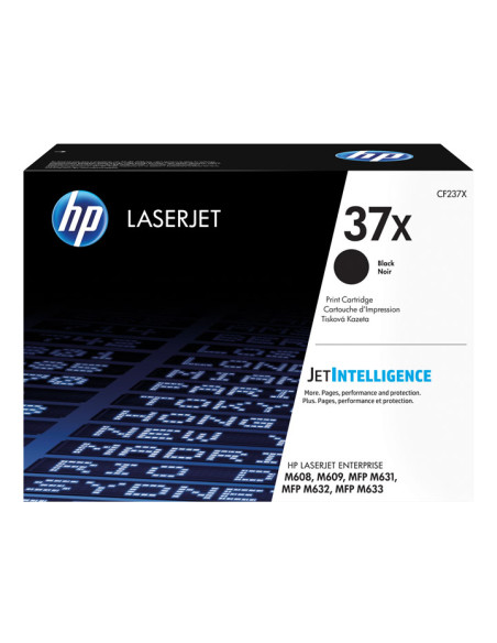 HP TONER NEGRO LASERJET M608NDNX M609DNX M631DNZ M632FHTH FLOW M631HM632Z - N 37X ALTA CAPACIDAD