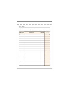 TALONARIO LOAN CAMAREROS 8  SIN COPIA CASTELLANO