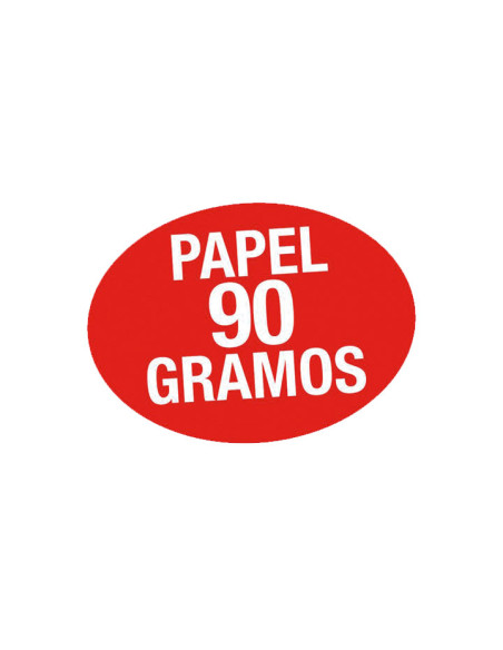 ENRI CUADERNO ESPIRAL 80 HOJAS 90GR PAUTA 35 CM TAPA PLÁSTICO FOLIO SURTIDOS
