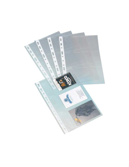 BOLSA 10 FUNDAS GRAFOPLAS RECAMBIO TARJETERO BASIC 4