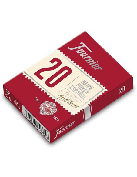 BARAJA PÓKER FOURNIER ESPAÑOL N20 55 CARTAS