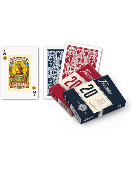 BARAJA PÓKER FOURNIER ESPAÑOL N20 55 CARTAS