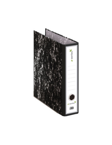 DOHE FUNDA ARCHIVADOR ARCHINOVO FOLIO LOMO ANCHO CARTÓN FORRADO NEGRO JASPEADO