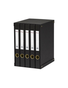 MÓDULO 5 CARPETAS DE ANILLAS PARDO F