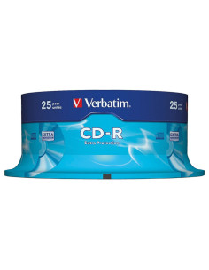 BOBINA 25 CD-R VERBATIM 52X 700MB DATALIFE 2