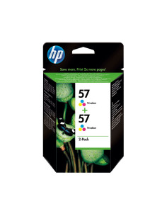 PACK DE AHORRO DE 2 CARTUCHOS DE TINTA ORIGINAL HP 57