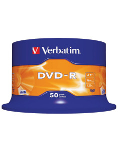 BOBINA 50 DVD-R VERBATIM 16X 47GB ADVANCED AZO 2