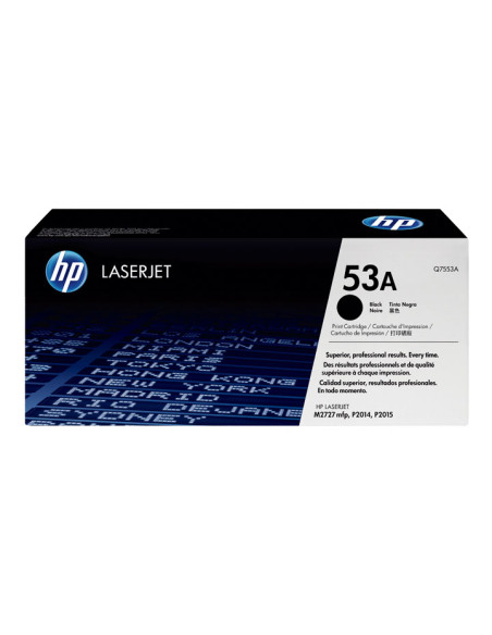 TONER HP N 53A Q7553A LASERJET 20152525 NEGRO 3000 PÁG